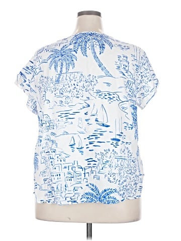 Calypso St. Barth Short Sleeve Blouse (view 2)