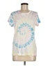 Rivet & Thread Tie-dye Ivory Short Sleeve Top Size M - photo 1