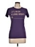 ALTERNATIVE Purple Short Sleeve T-Shirt Size L - photo 1