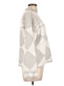 Ann Taylor Argyle Silver Turtleneck Sweater Size L - photo 4