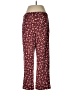 Lands' End Floral Burgundy Casual Pants Size M (petite) - photo 2