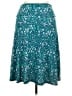 Lularoe Paisley Teal Casual Skirt Size XL - photo 2
