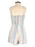 Reformation 100% Linen Stripes Blue Romper Size 2 - photo 2