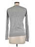 Moda International Gray Silk Pullover Sweater Size M - photo 2
