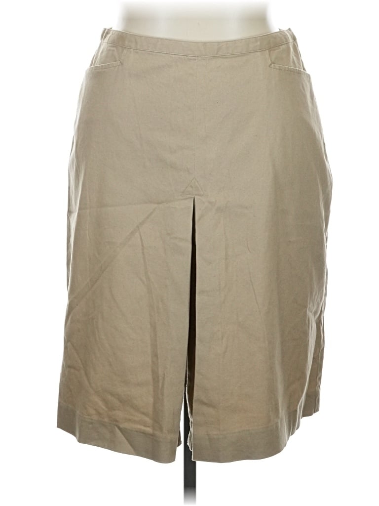 Pre-owned Falls Creek Casual Skirt In Tan
