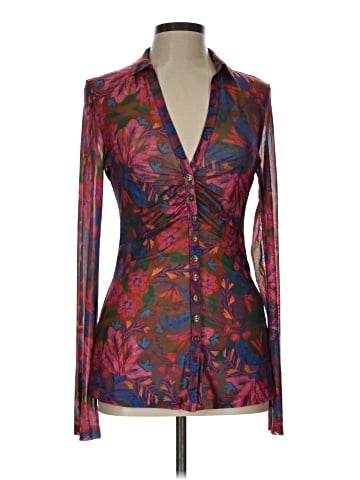 Natural Life Long Sleeve Blouse (view 1)