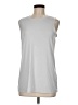 Athleta Silver Sleeveless T-Shirt Size M - photo 1