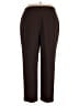 Charter Club Solid Brown Casual Pants Size 20 - photo 2