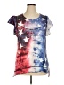 World Unity Stars Blue Short Sleeve T-Shirt Size XL - photo 1
