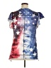 World Unity Stars Blue Short Sleeve T-Shirt Size XL - photo 2