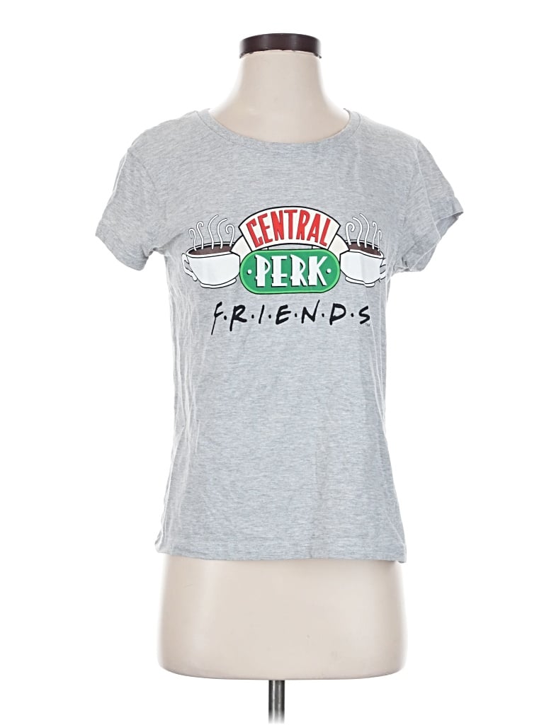 Pre-owned Friends Short Sleeve T-shirt In Gray