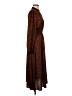 Shein 100% Polyester Animal Print Brown Casual Dress Size 6 - photo 4