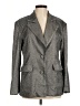 Flat White 100% Polyester Metallic Silver Blazer Size M - photo 1