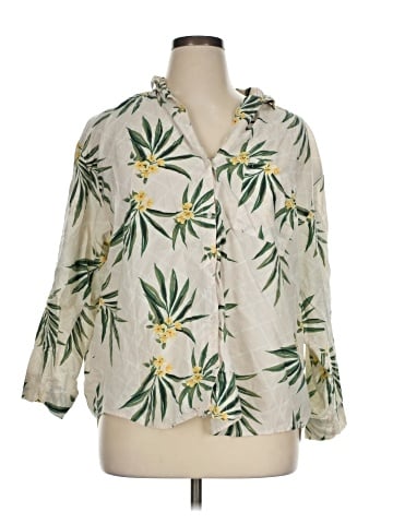 Only 3/4 Sleeve Blouse (view 1)