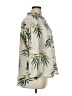 Only 100% Cotton Tropical Ivory 3/4 Sleeve Blouse Size XL - photo 4
