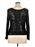 Sigrid Olsen 100% Rayon Black Long Sleeve Top Size XL - photo 2