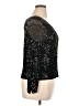 Sigrid Olsen 100% Rayon Black Long Sleeve Top Size XL - photo 4
