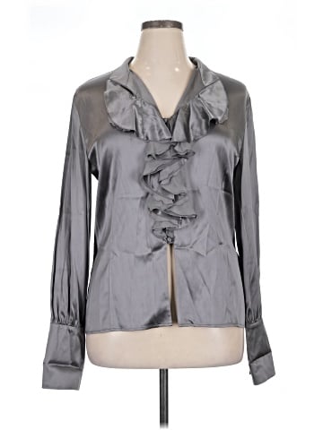 St. John Long Sleeve Silk Top (view 1)