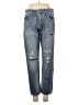 Union Jeans Hearts Blue Jeans Size 25 waist - photo 1
