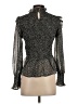 In Loom Black Long Sleeve Blouse Size S - photo 2