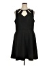 Maurices Solid Black Cocktail Dress Size 16 (1) - photo 1