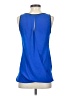Express 100% Polyester Blue Sleeveless Top Size S - photo 2