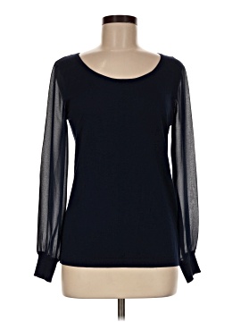 August Silk Long Sleeve Blouse