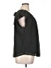 LC Lauren Conrad 100% Polyester Black Short Sleeve Blouse Size XL - photo 4