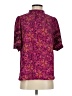 Ann Taylor LOFT Paisley Purple Short Sleeve Blouse Size S - photo 1