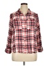 TWO by Vince Camuto Plaid Red 3/4 Sleeve Button-Down Shirt Size XL - photo 1