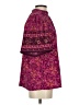 Ann Taylor LOFT Paisley Purple Short Sleeve Blouse Size S - photo 4