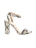 Express Animal Print Ivory Sandals Size 7 - photo 1