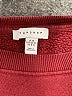 Topshop Burgundy Sweatshirt Size 8 - photo 7