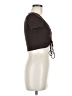 Zara Brown Short Sleeve Top Size M - photo 4