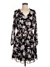 Fortune + Ivy 100% Polyester Floral Black Casual Dress Size M - photo 1