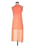 And 100% Polyester Color Block Orange Casual Dress Size XS - photo 1