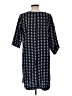 Gap 100% Polyester Print Blue Casual Dress Size L - photo 2