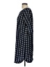 Gap 100% Polyester Print Blue Casual Dress Size L - photo 5