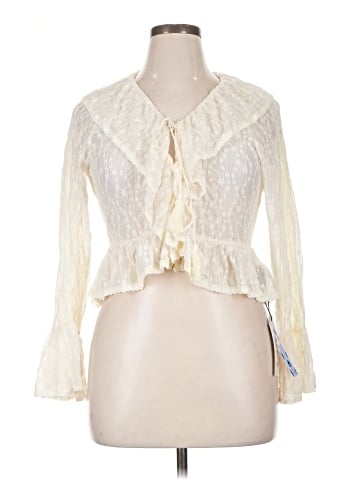 Cider 3/4 Sleeve Blouse (view 1)