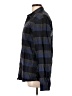 Marc Anthony 100% Cotton Plaid Black Long Sleeve Button-Down Shirt Size L - photo 5