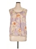Tucker 100% Polyester Purple Sleeveless Blouse Size L - photo 1