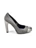Nine West Houndstooth Gray Heels Size 8 - photo 1