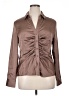 DR2 100% Polyester Brown Long Sleeve Blouse Size XL - photo 1