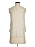 Theory 100% Silk Ivory Sleeveless Silk Top Size P (petite) - photo 1