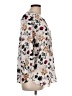 Not Your Daughter's Jeans Floral Ivory 3/4 Sleeve Blouse Size L (petite) - photo 4