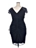 Xscape 100% Polyester Black Cocktail Dress Size 18 - photo 2