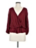 Joie 100% Silk Burgundy Blouse Size M - photo 1