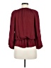 Joie 100% Silk Burgundy Blouse Size M - photo 2