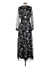Leith 100% Polyester Black Casual Dress Size S - photo 2
