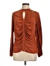Daytrip Brown Long Sleeve Blouse Size L - photo 1